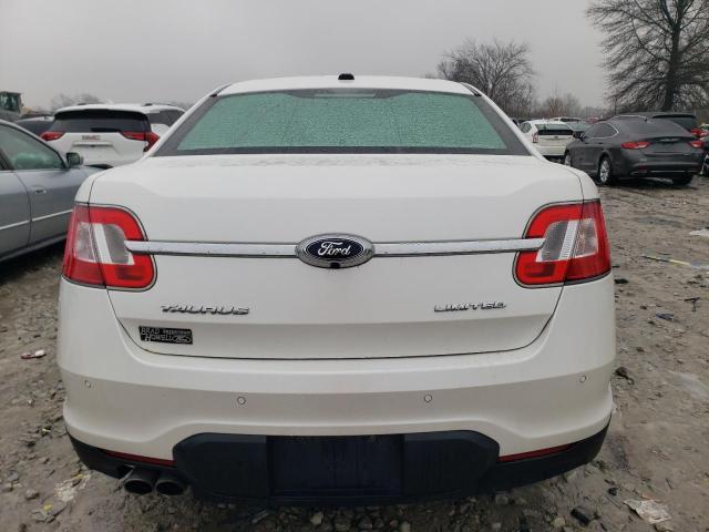 1FAHP2FW0CG112370 - 2012 FORD TAURUS LIMITED WHITE photo 6