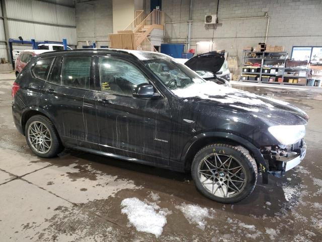 5UXWX9C52G0D80049 - 2016 BMW X3 XDRIVE28I BLACK photo 4