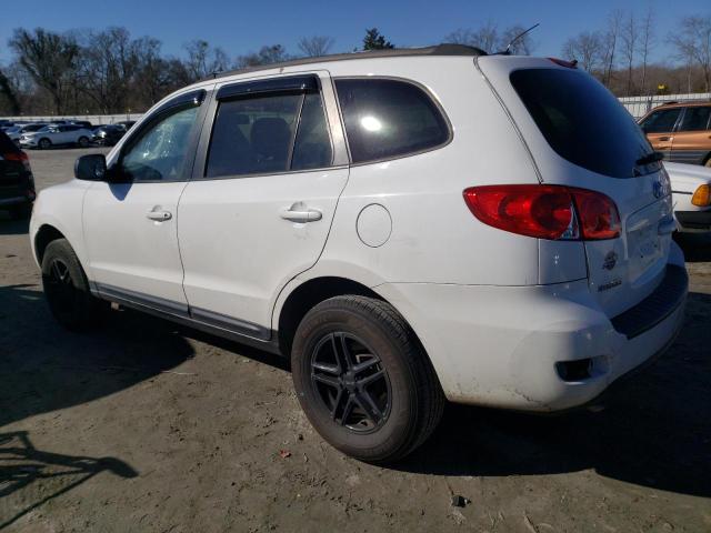 5NMSG13D78H164740 - 2008 HYUNDAI SANTA FE GLS WHITE photo 2