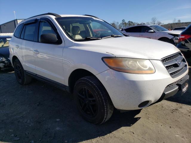 5NMSG13D78H164740 - 2008 HYUNDAI SANTA FE GLS WHITE photo 4