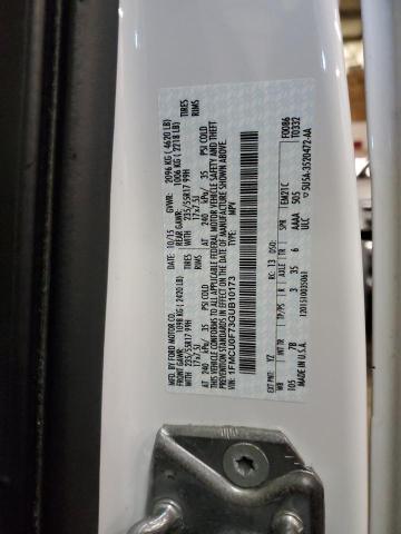 1FMCU0F73GUB10173 - 2016 FORD ESCAPE S WHITE photo 12