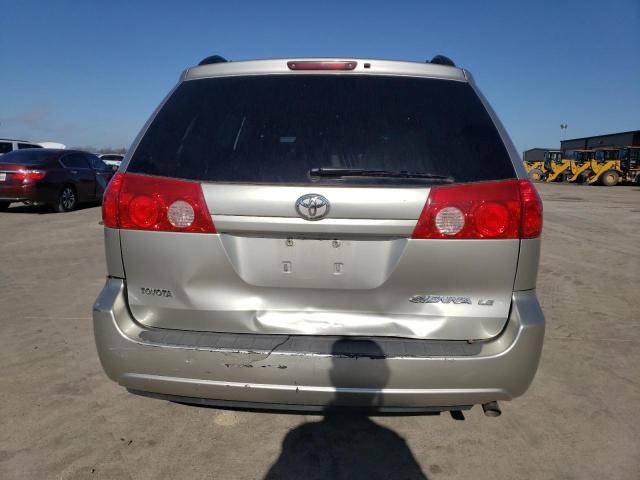 5TDZK23C78S156886 - 2008 TOYOTA SIENNA CE TAN photo 6