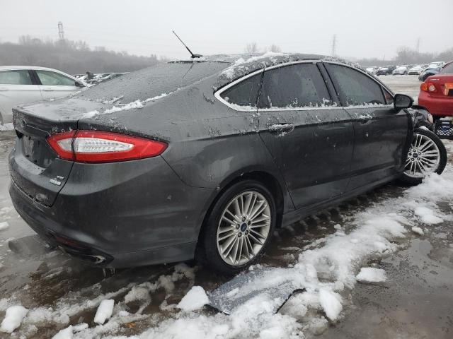 3FA6P0H92GR242927 - 2016 FORD FUSION SE GRAY photo 3