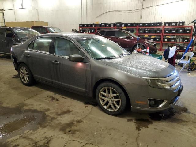 3FAHP0JA5AR282181 - 2010 FORD FUSION SEL GRAY photo 4