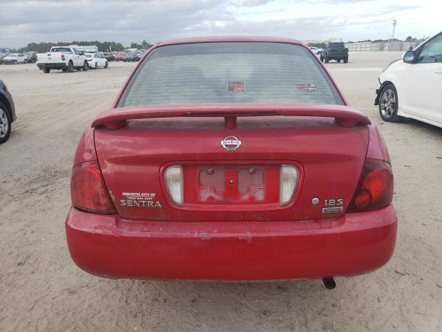 3N1CB51D66L576471 - 2006 NISSAN SENTRA 1.8 RED photo 6