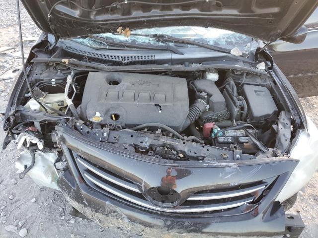 2T1BU4EE6DC931946 - 2013 TOYOTA COROLLA BASE BLACK photo 11