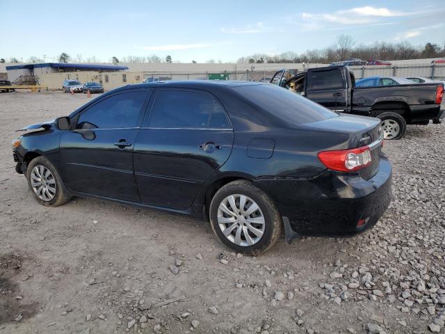 2T1BU4EE6DC931946 - 2013 TOYOTA COROLLA BASE BLACK photo 2