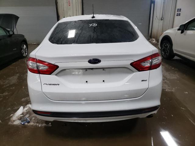 1FA6P0H74F5123308 - 2015 FORD FUSION SE WHITE photo 6