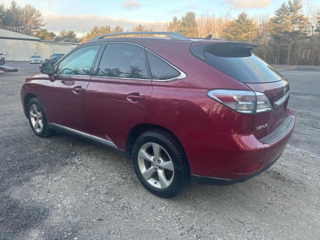 2T2BK1BA3AC042454 - 2010 LEXUS RX 350 BURGUNDY photo 3