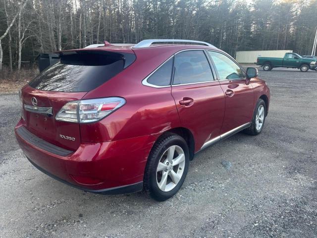 2T2BK1BA3AC042454 - 2010 LEXUS RX 350 BURGUNDY photo 4