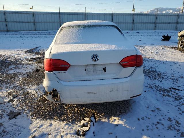 3VW2K7AJ9DM410329 - 2013 VOLKSWAGEN JETTA BASE WHITE photo 6