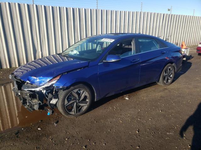 KMHLN4AJ5MU007758 - 2021 HYUNDAI ELANTRA LIMITED BLUE photo 1