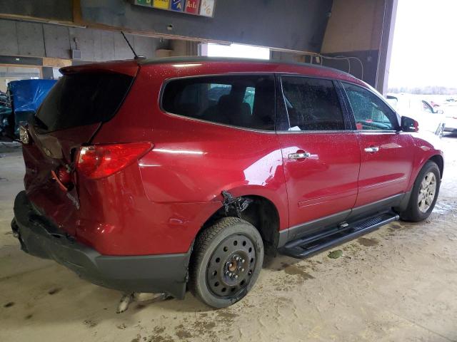 1GNKRGED6CJ378770 - 2012 CHEVROLET TRAVERSE LT RED photo 3