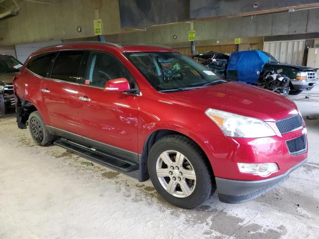 1GNKRGED6CJ378770 - 2012 CHEVROLET TRAVERSE LT RED photo 4