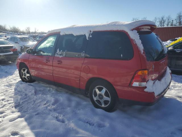 2FMZA57431BB05752 - 2001 FORD WINDSTAR SE SPORT RED photo 2