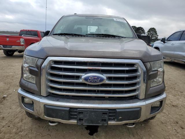 1FTEW1EF1FKD06192 - 2015 FORD F150 SUPERCREW BROWN photo 5