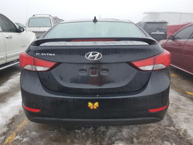 KMHDH4AE9FU310124 - 2015 HYUNDAI ELANTRA SE BLACK photo 6