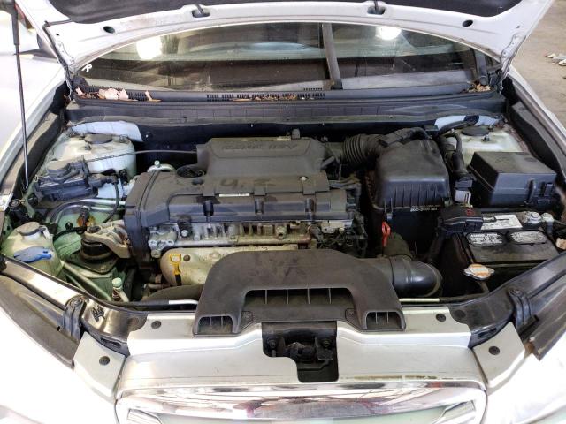 KMHDU4AD3AU972518 - 2010 HYUNDAI ELANTRA BLUE SILVER photo 11