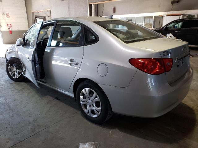 KMHDU4AD3AU972518 - 2010 HYUNDAI ELANTRA BLUE SILVER photo 2