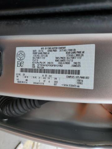 1FTEW1EF5GFB13182 - 2016 FORD F150 SUPERCREW SILVER photo 13