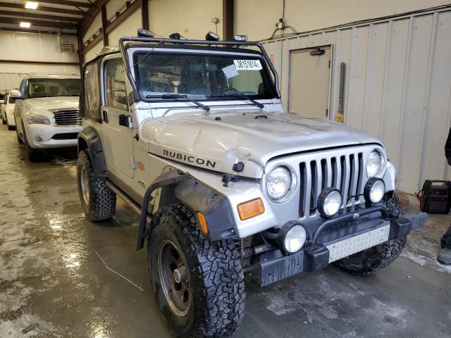 1J4FA69S13P375237 - 2003 JEEP WRANGLER / RUBICON SILVER photo 4