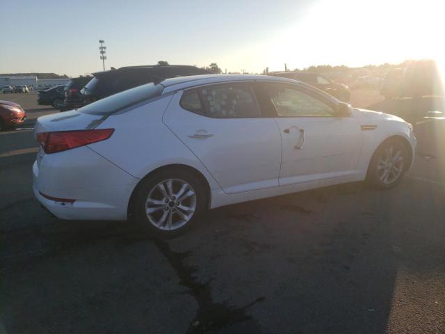 5XXGN4A71DG136113 - 2013 KIA OPTIMA EX WHITE photo 3