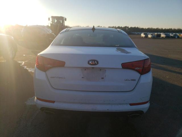 5XXGN4A71DG136113 - 2013 KIA OPTIMA EX WHITE photo 6