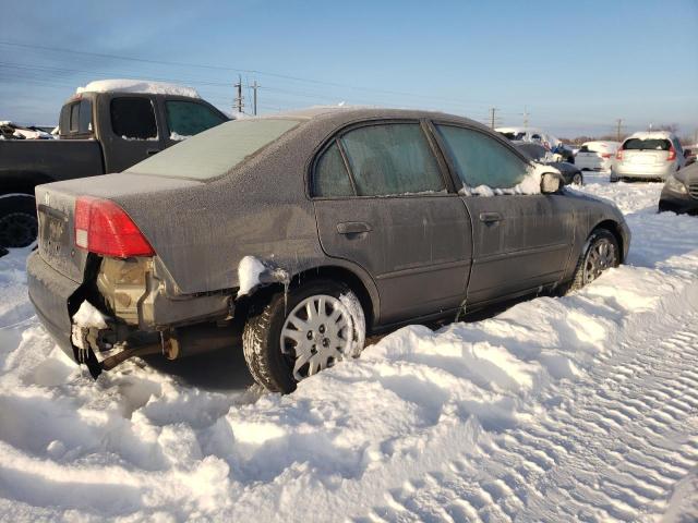 JHMES16575S005537 - 2005 HONDA CIVIC LX WHITE photo 3