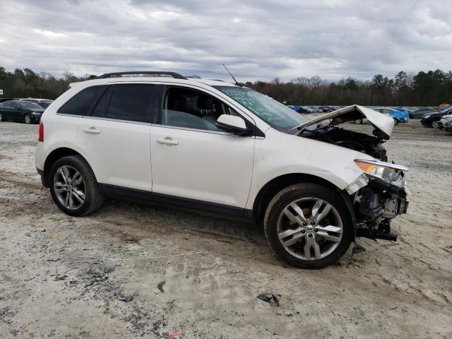 2FMDK3KC0DBB04444 - 2013 FORD EDGE LIMITED WHITE photo 4