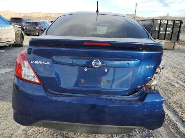 3N1CN7APXKL851556 - 2019 NISSAN VERSA S BLUE photo 6