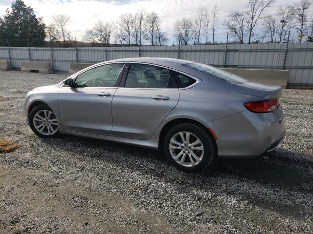 1C3CCCABXGN165979 - 2016 CHRYSLER 200 LIMITED SILVER photo 2