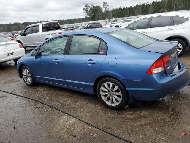 2HGFA1F82AH526400 - 2010 HONDA CIVIC EX BLUE photo 2