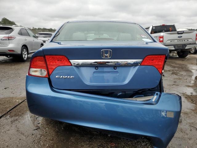 2HGFA1F82AH526400 - 2010 HONDA CIVIC EX BLUE photo 6