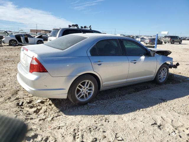 3FAHP0GA6CR225921 - 2012 FORD FUSION S SILVER photo 3