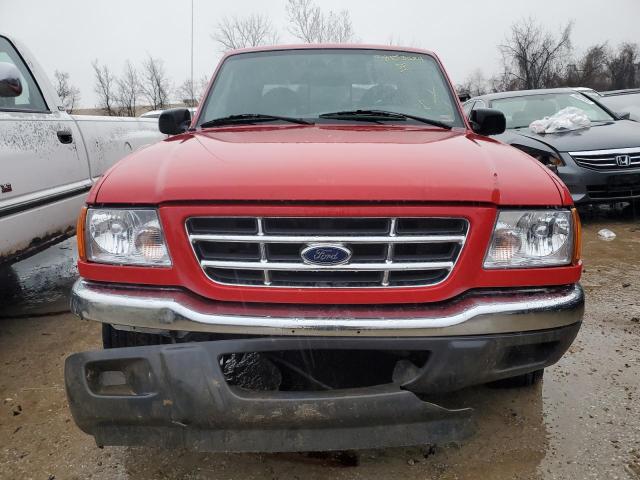 1FTYR14UX1PA04741 - 2001 FORD RANGER SUPER CAB RED photo 5