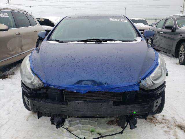 5NPDH4AE7GH715432 - 2016 HYUNDAI ELANTRA SE BLUE photo 5