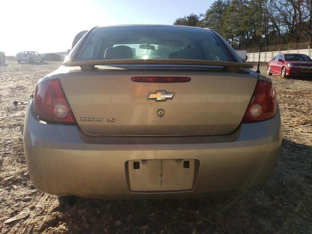 1G1AK55F777175879 - 2007 CHEVROLET COBALT LS GOLD photo 6