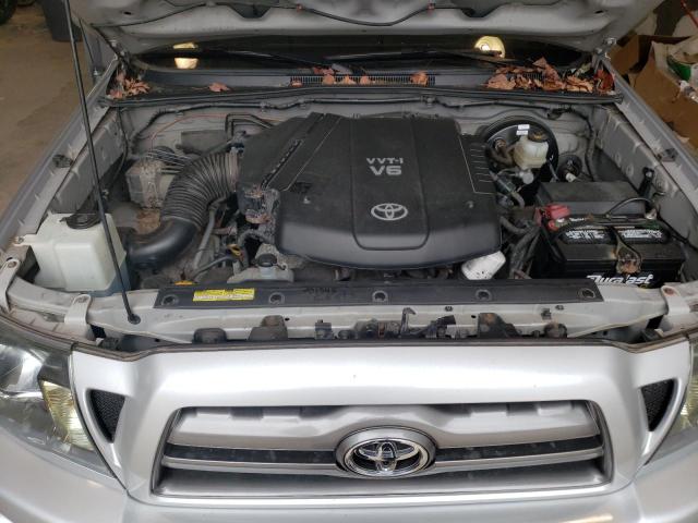 5TEUU4EN1AZ708664 - 2010 TOYOTA TACOMA ACCESS CAB ვერცხლისფერი ფოტო 11