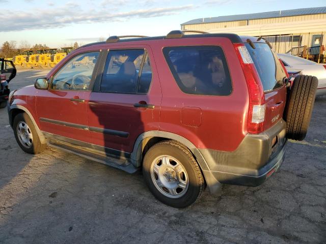 JHLRD785X5C037425 - 2005 HONDA CR-V LX MAROON photo 2