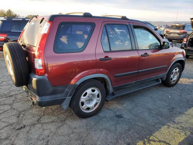 JHLRD785X5C037425 - 2005 HONDA CR-V LX MAROON photo 3