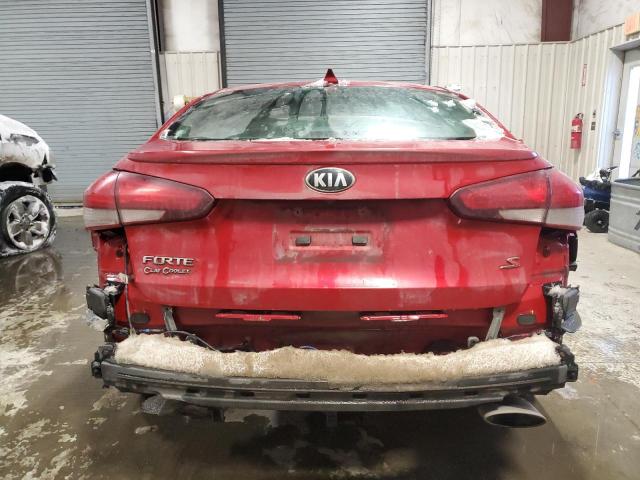 3KPFL4A75HE031252 - 2017 KIA FORTE LX RED photo 6