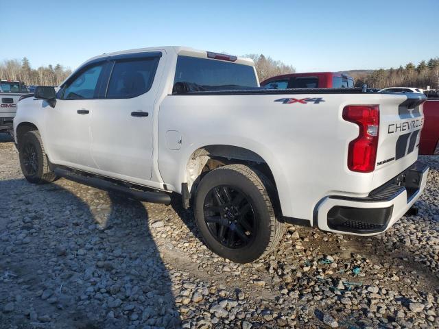 1GCPYBEK7NZ173630 - 2022 CHEVROLET SILVERADO K1500 CUSTOM WHITE photo 2