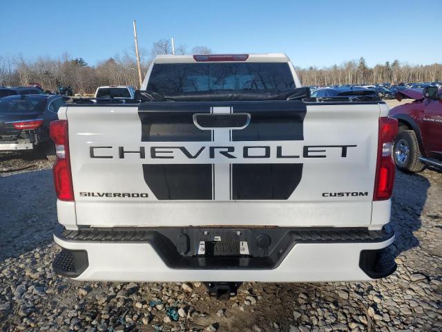 1GCPYBEK7NZ173630 - 2022 CHEVROLET SILVERADO K1500 CUSTOM WHITE photo 6