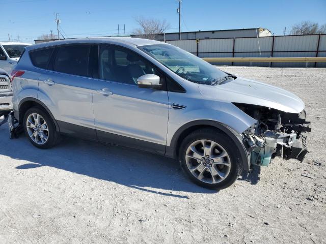 1FMCU0HX2DUC12380 - 2013 FORD ESCAPE SEL SILVER photo 4