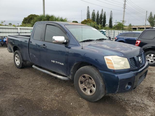 1N6BA06A87N229641 - 2007 NISSAN TITAN XE BLUE photo 4