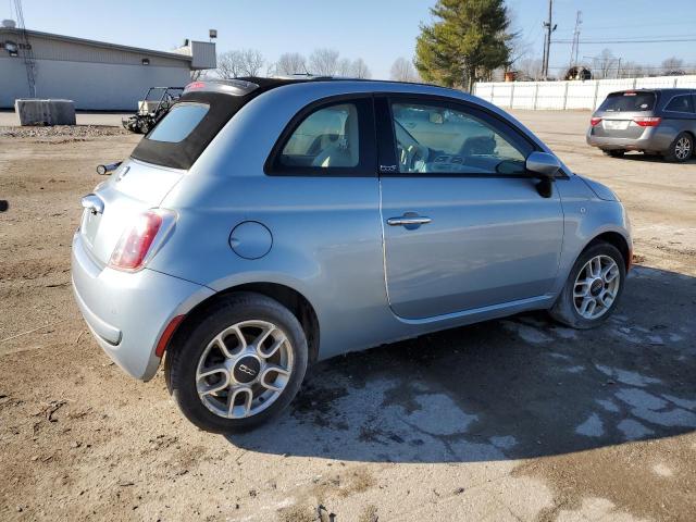 3C3CFFDR4DT543680 - 2013 FIAT 500 POP BLUE photo 3