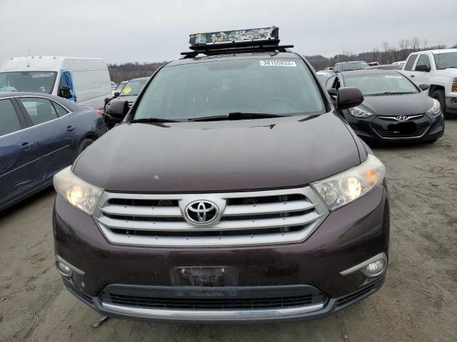 5TDBK3EH6BS067091 - 2011 TOYOTA HIGHLANDER BASE MAROON photo 5