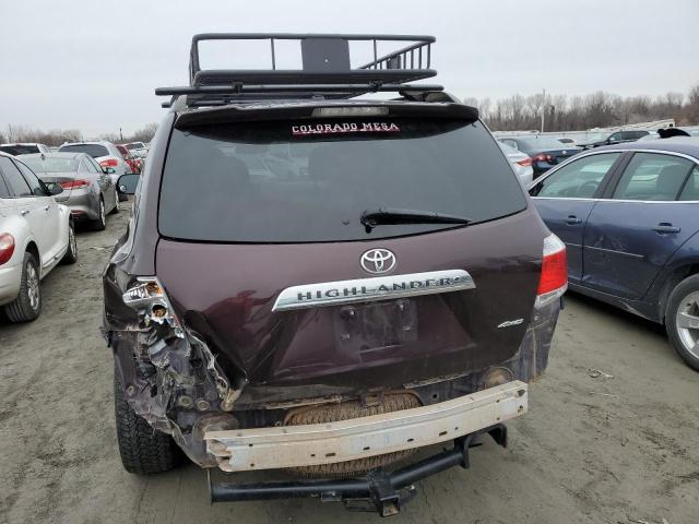 5TDBK3EH6BS067091 - 2011 TOYOTA HIGHLANDER BASE كستنائي صورة 6