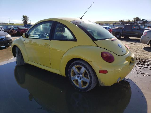 3VWCD21C42M450141 - 2002 VOLKSWAGEN NEW BEETLE GLS YELLOW photo 2