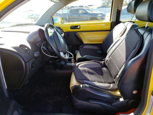 3VWCD21C42M450141 - 2002 VOLKSWAGEN NEW BEETLE GLS YELLOW photo 7
